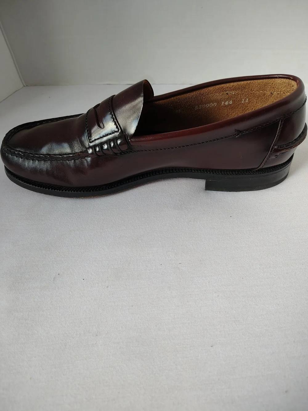 Florsheim FLS Men's Leather Penny Loafers Burgundy Oxblood Slip On Size 11 D